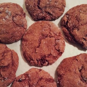 molasses-ginger cookies