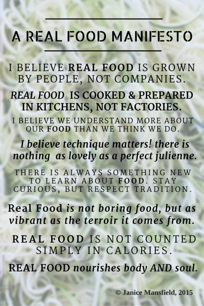 A Real Food Manifesto (5)